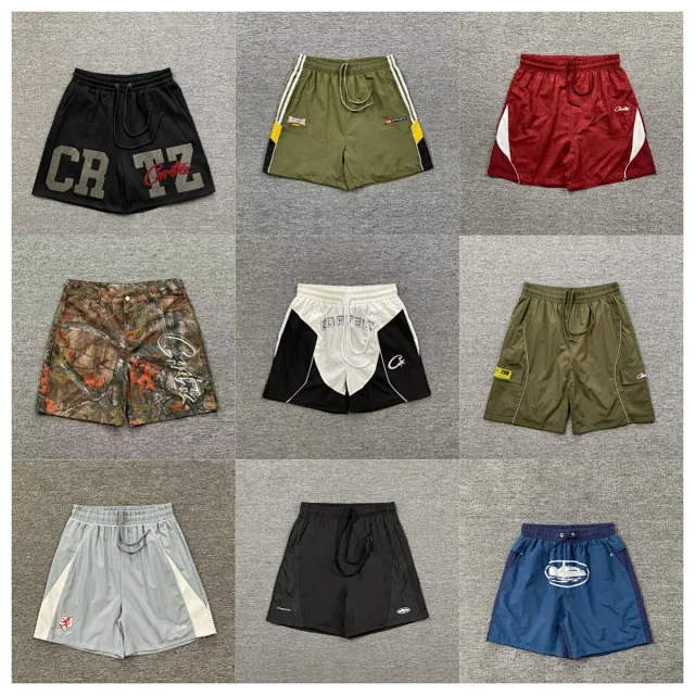 Corteiz Shorts CRTZ logo graphic drawstring product detail image 1