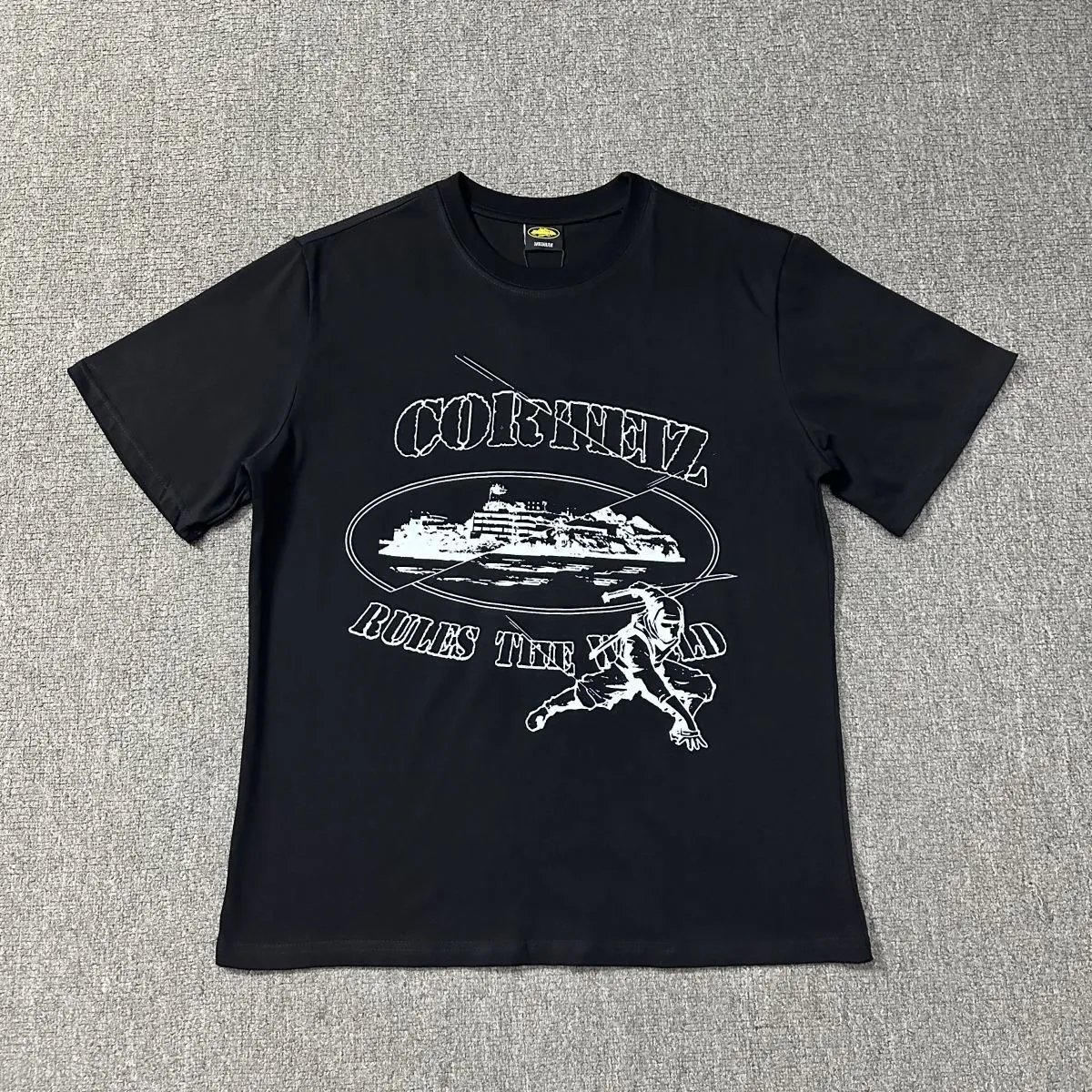 Corteiz T-Shirts Graphic Print — 3193 Black