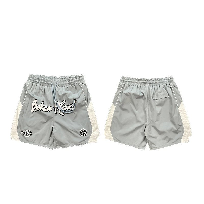 Broken Planet Shorts Drawstring graphic — 3198 gray