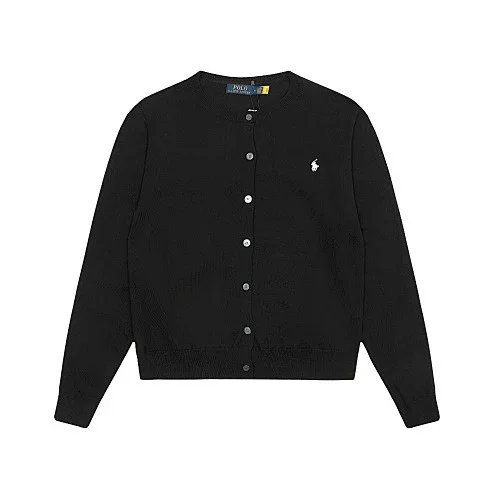 Polo Ralph Lauren Knitwear DS012 cable-knit crewneck sweater with embroidered pony logo product detail image 2