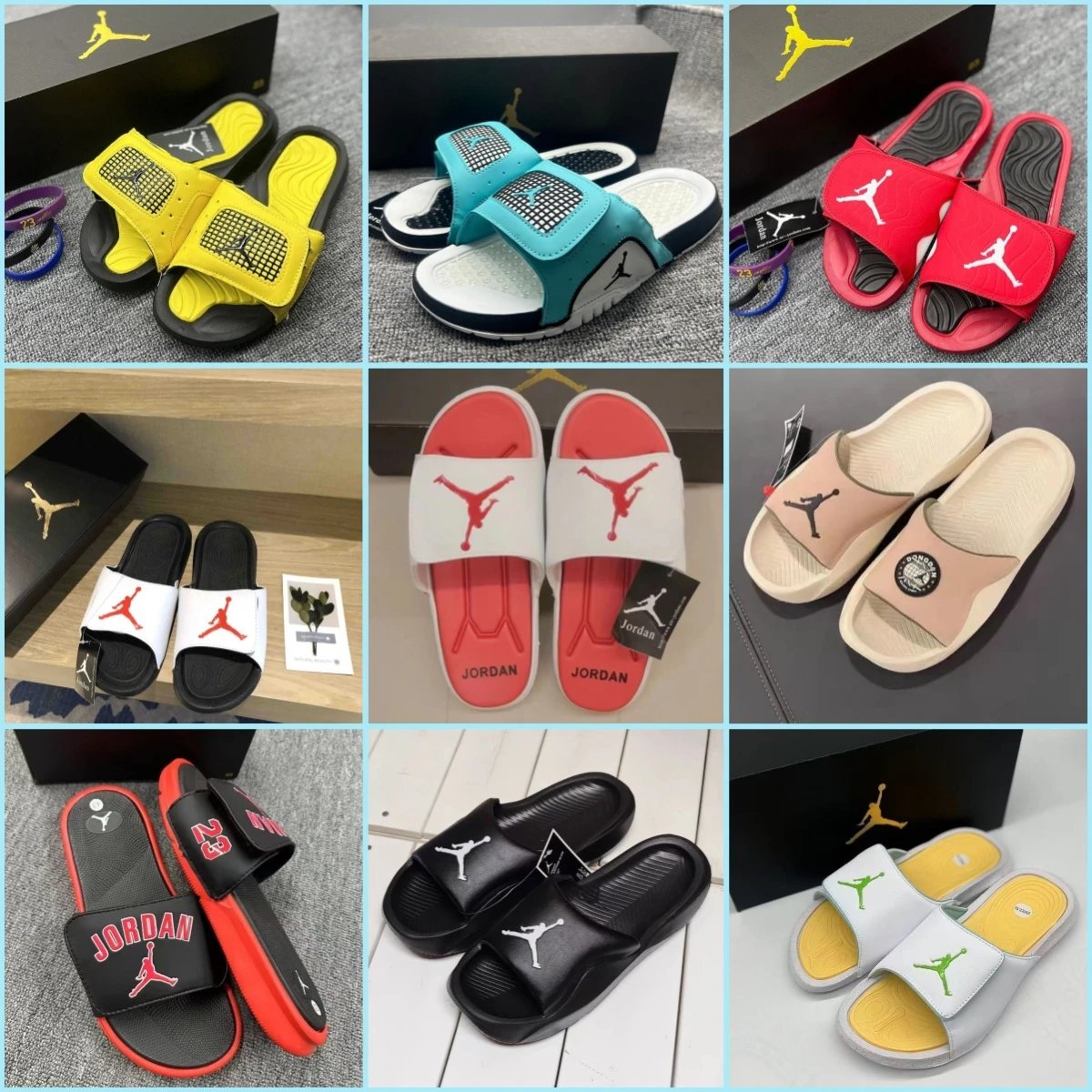  Air Jordan athletic slippers