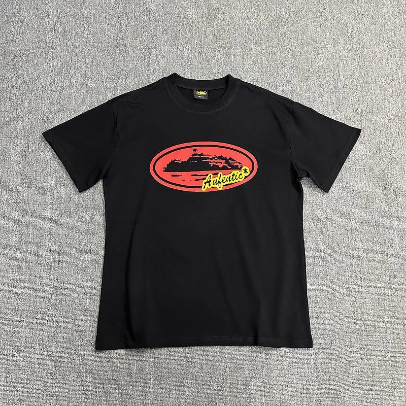 Corteiz T-Shirts Graphic Print — 3153 Red Seal