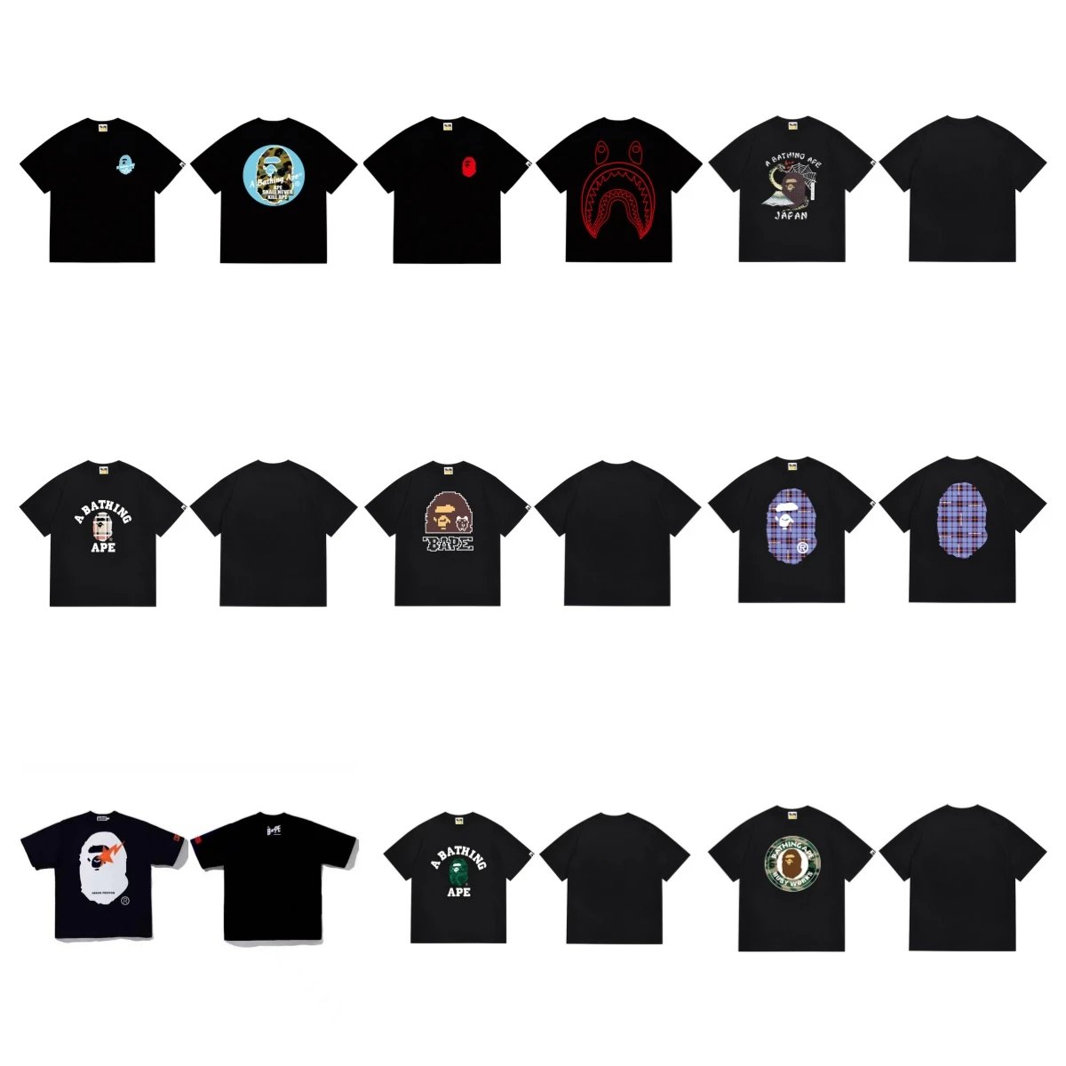 A Bathing Ape Black T-Shirt