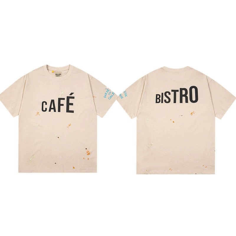 Gallery Dept. T-Shirts Graphic Print Short-Sleeve T-Shirt — 452 Apricot color