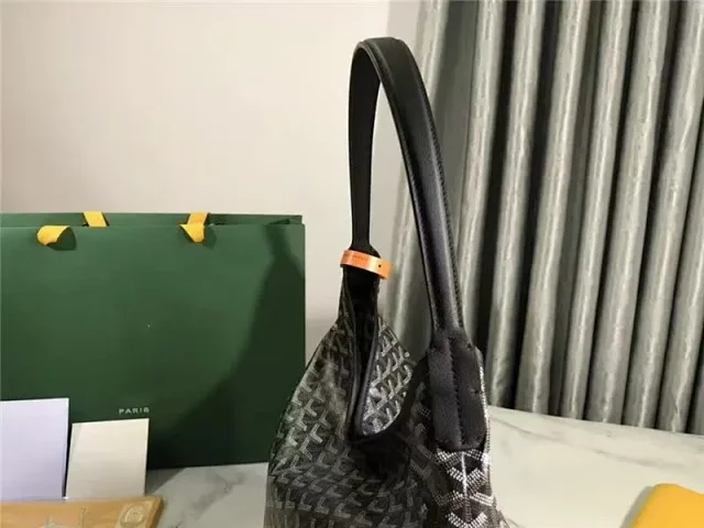 Goyard Backpacks Chevron-pattern flap backpack with top handle product detail image 28