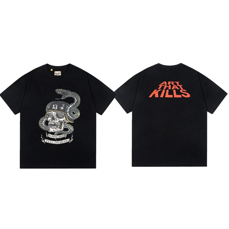 Gallery Dept. T-Shirts Graphic Print Short-Sleeve T-Shirt — 449 black