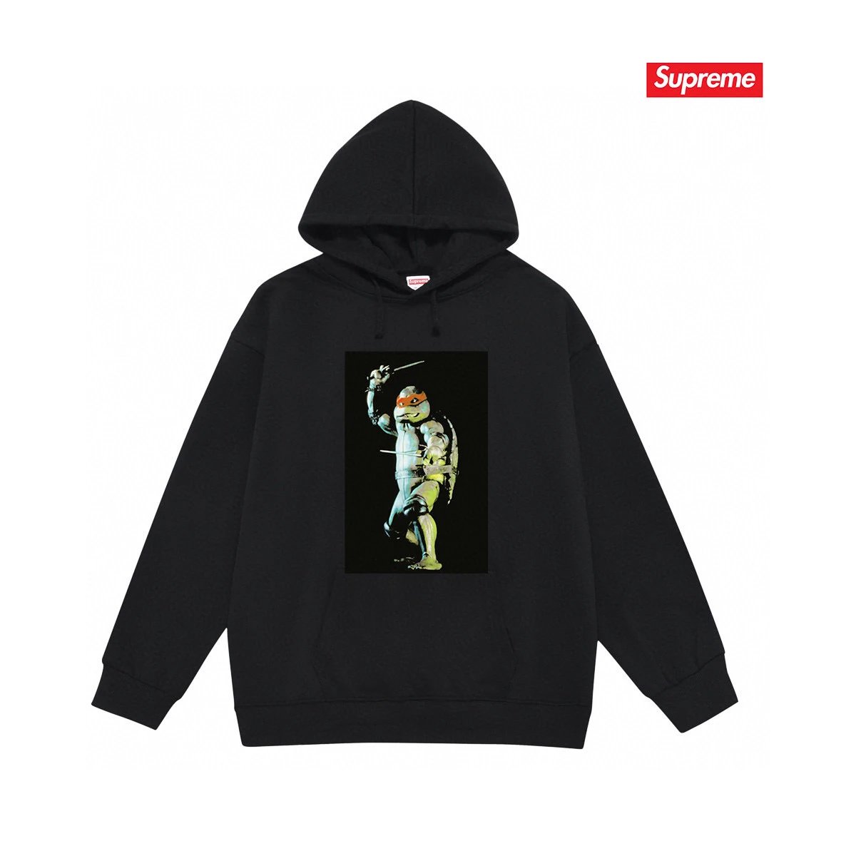 Supreme Hoodies & Sweatshirts Graphic Print Pullover Hoodie — S 2053 Black