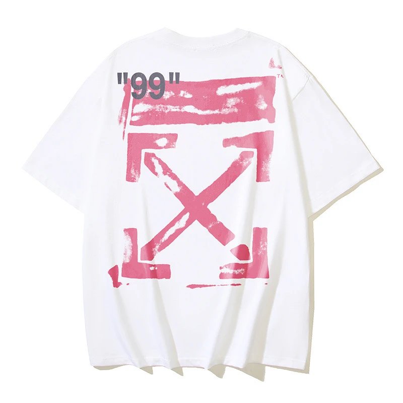 Off-White T-Shirts Short-Sleeve Logo Graphic T-Shirt — 169 white