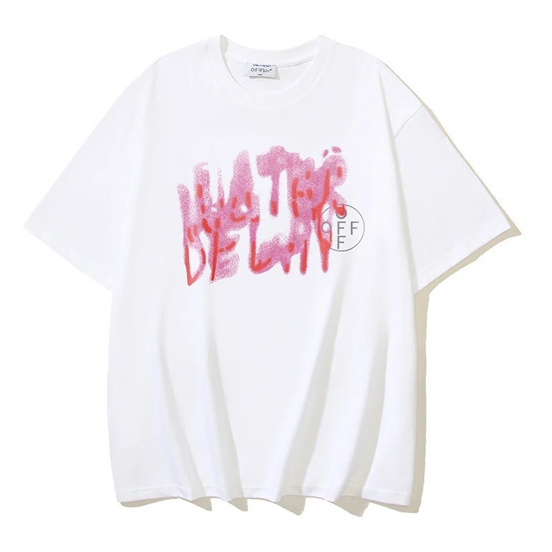 Off-White T-Shirts Short-Sleeve Logo Graphic T-Shirt — 167 white