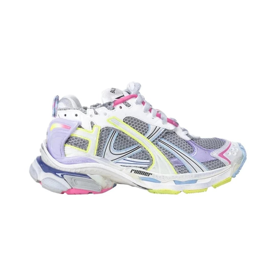 Balenciaga Sneakers Runner 7.5 — Grey Multi-Color