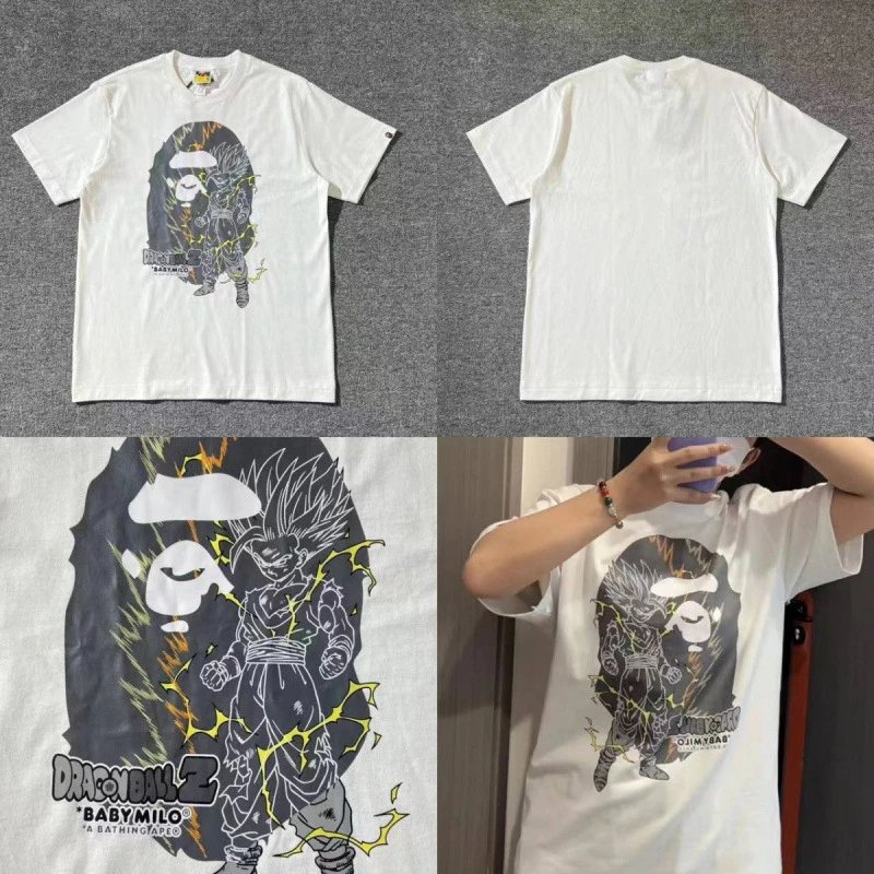 A Bathing Ape T-Shirts Apes Together Strong Graphic Short-Sleeve T-Shirt — XX 267 white