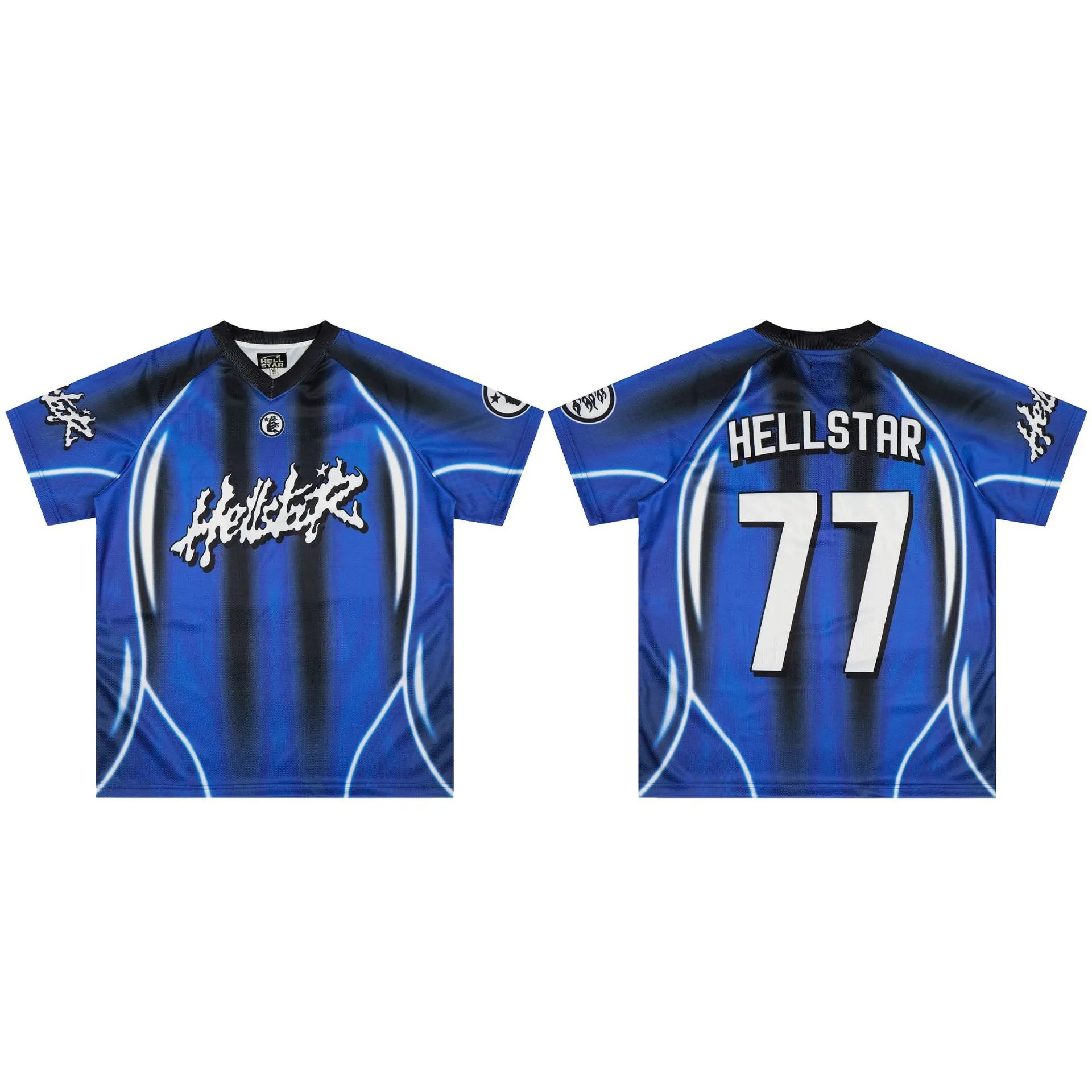 Hellstar T-Shirts Mesh football jersey graphic — 3163