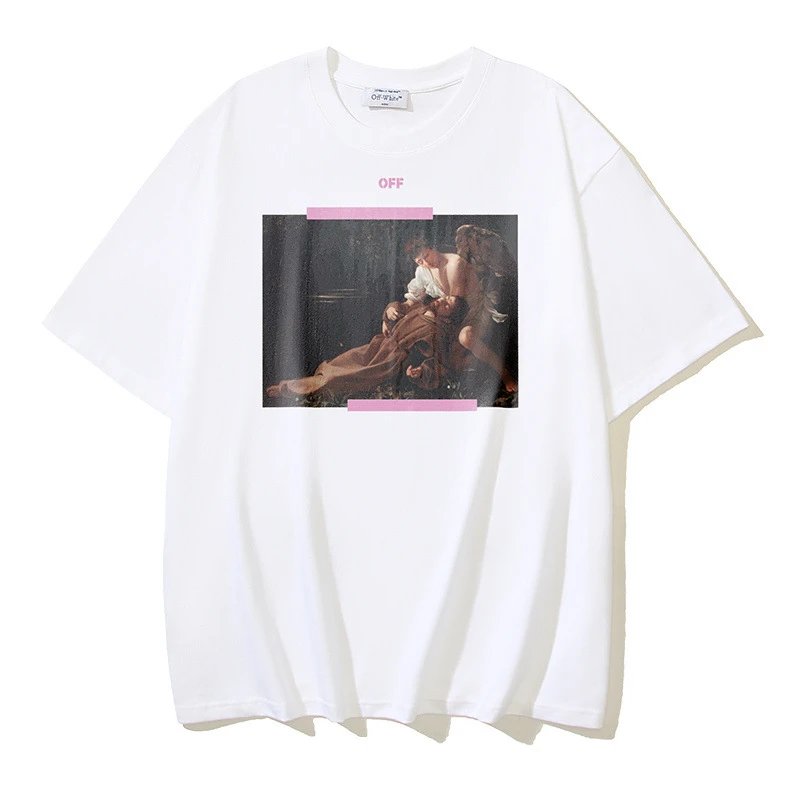 Off-White T-Shirts Short-Sleeve Logo Graphic T-Shirt — 164 white