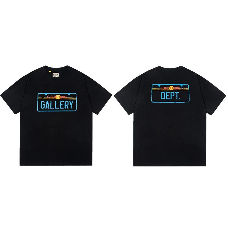 Gallery Dept. T-Shirts Graphic Print Short-Sleeve T-Shirt — 453 Black