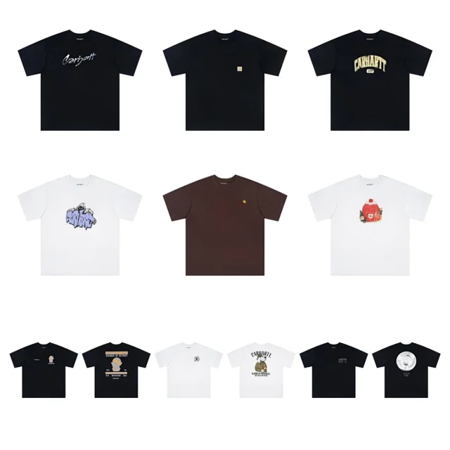 Carhartt T-Shirts Short-Sleeve Crew Neck Graphic Logo T-Shirt product detail image 1