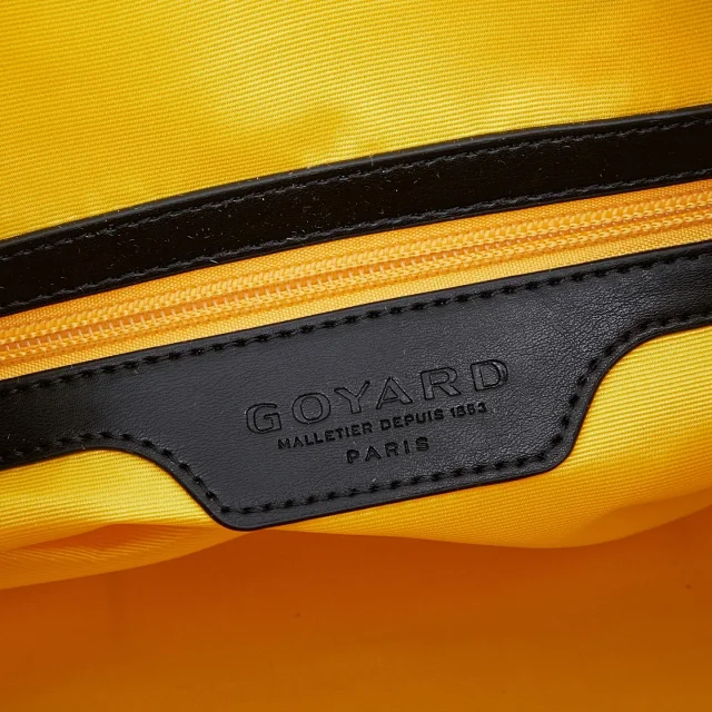 Goyard Backpacks Chevron-pattern flap backpack with top handle product detail image 18