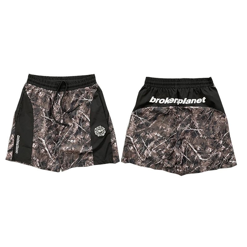 Broken Planet Shorts Drawstring graphic — 3192 black