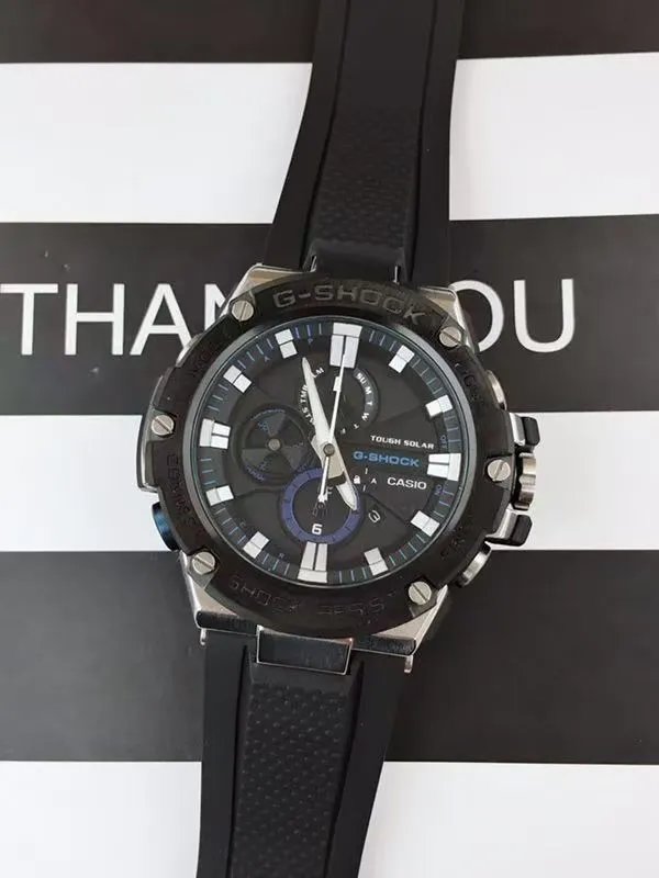 Casio Watches G-Shock octagonal ana-digi metal bracelet watch — 13