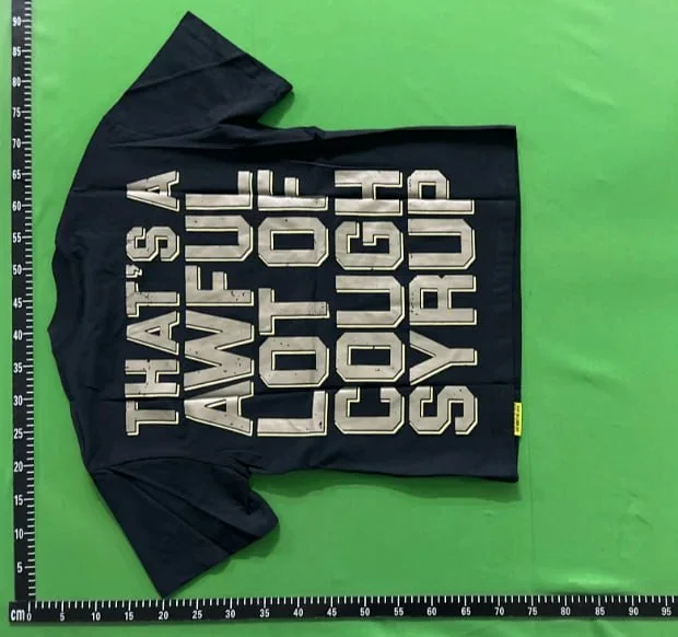 That's a Awful Lot of Cough Syrup T-Shirts Short-Sleeve Graphic Print product detail image 3