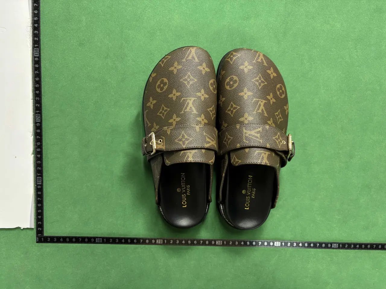 Louis Vuitton Monogram Puffer Slide Black Slippers - 24