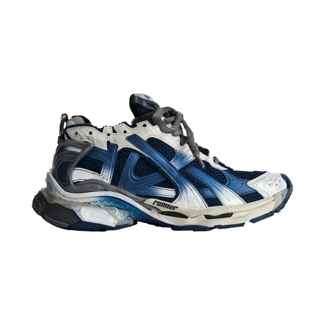 Balenciaga Sneakers Runner 7.5 — Navy Gradient