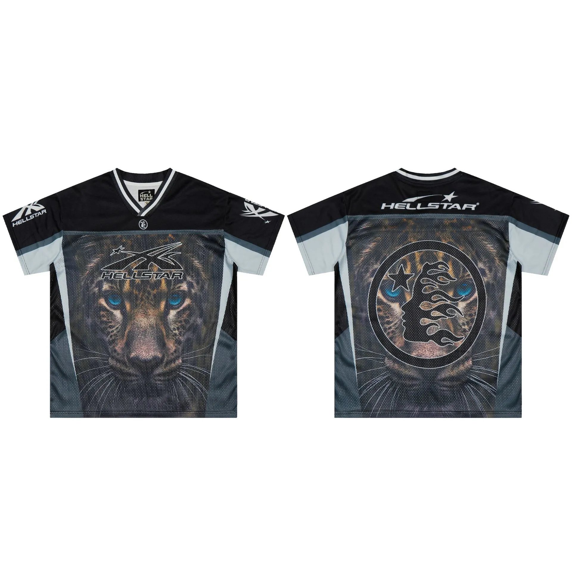 Hellstar T-Shirts Mesh football jersey graphic — 3168