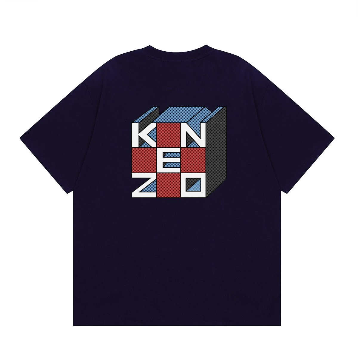 Kenzo T-Shirts Short-Sleeve Graphic Print — 144 Navy blue