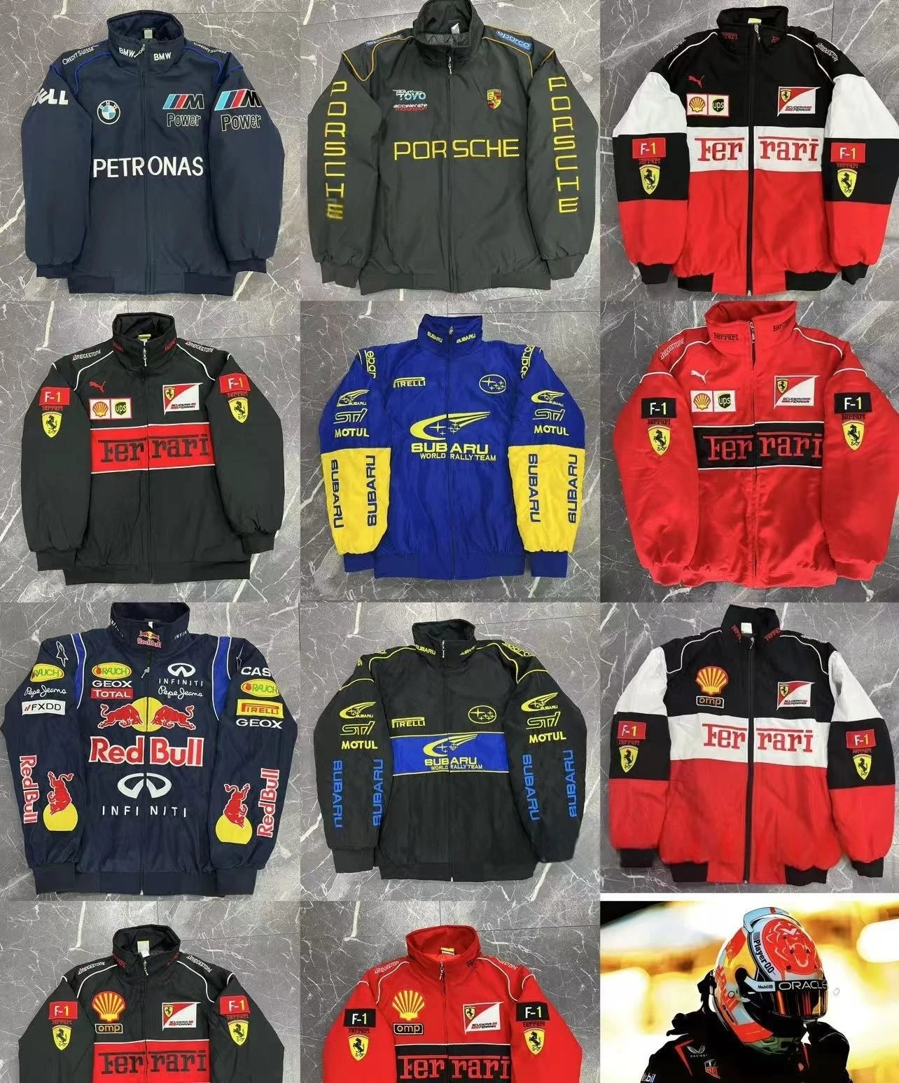 A retro-style F1 racing-themed