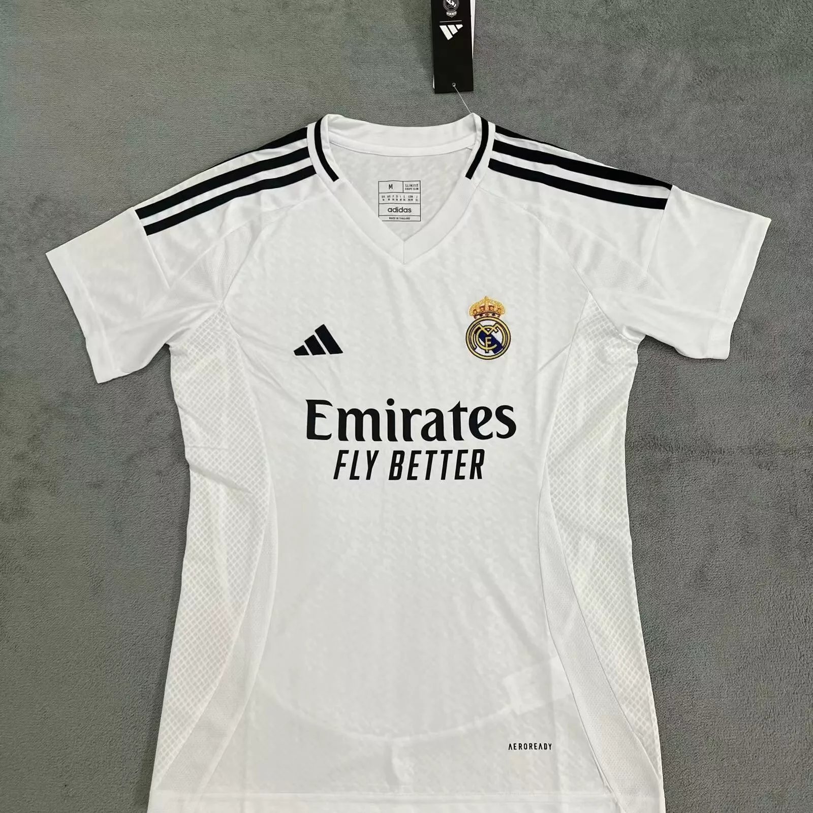 Adidas Real Madrid White AEROREADY Soccer Jersey