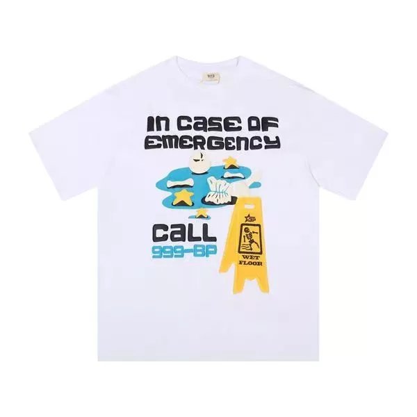 Broken Planet 999-BP White Oversized Graphic T-Shirt