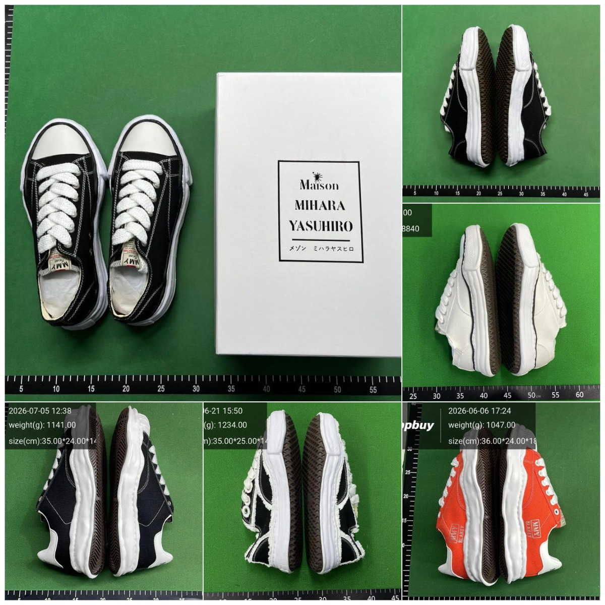 Classic Japanese black and white casual shoes rag sneakers (with original box OG quality)