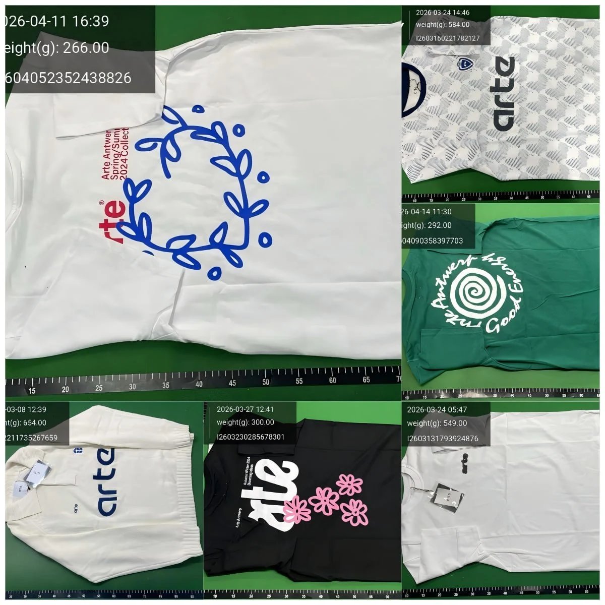 Summer new printed T-shirts for men and women casual loose short sleeves WS+852 65506539