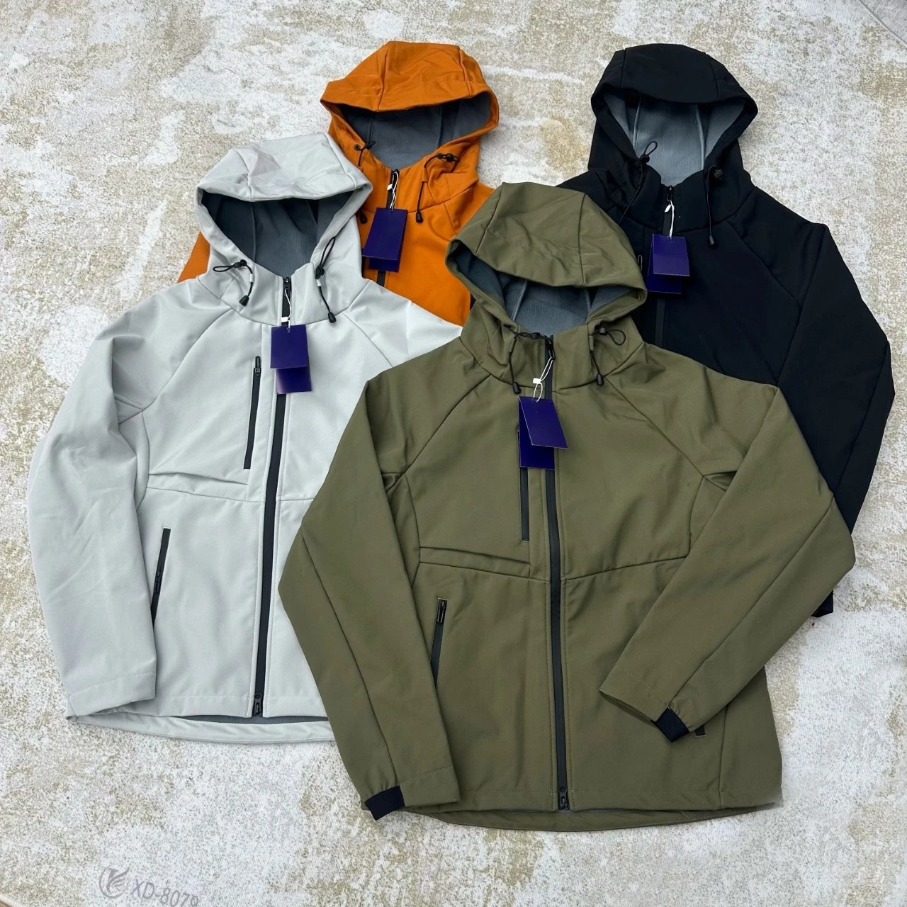 Men's Windproof Waterproof Fleece-Lined Jacket P209