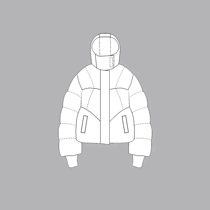 8色中长款羽绒服-加 528976