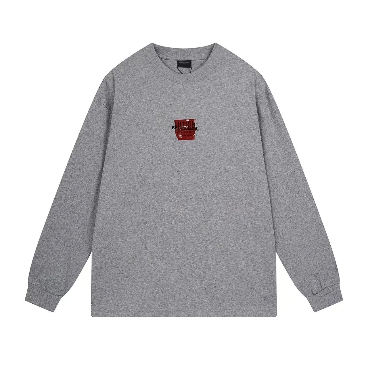 Balenciaga Shirts Long-Sleeve Logo Print — 10