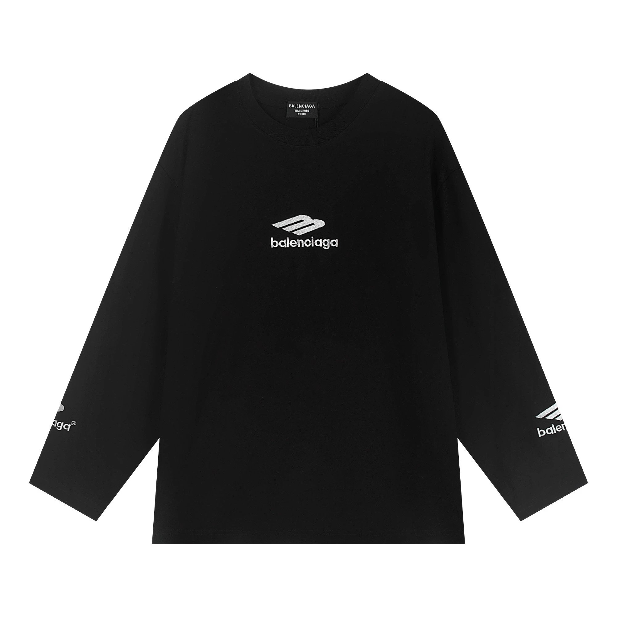 Balenciaga Shirts Long-Sleeve Logo Print — 05
