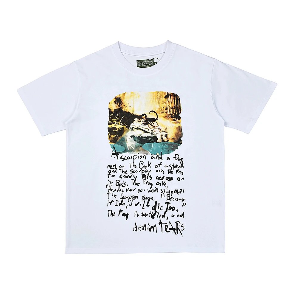Denim Tears T-Shirts Graphic Print Short-Sleeve T-Shirt — 29