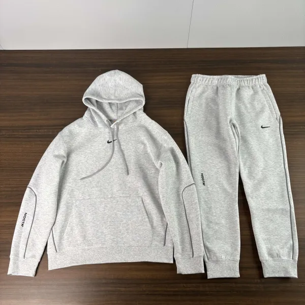 Nike NOCTA Hoodie and Sweatpants Set Gray - 1