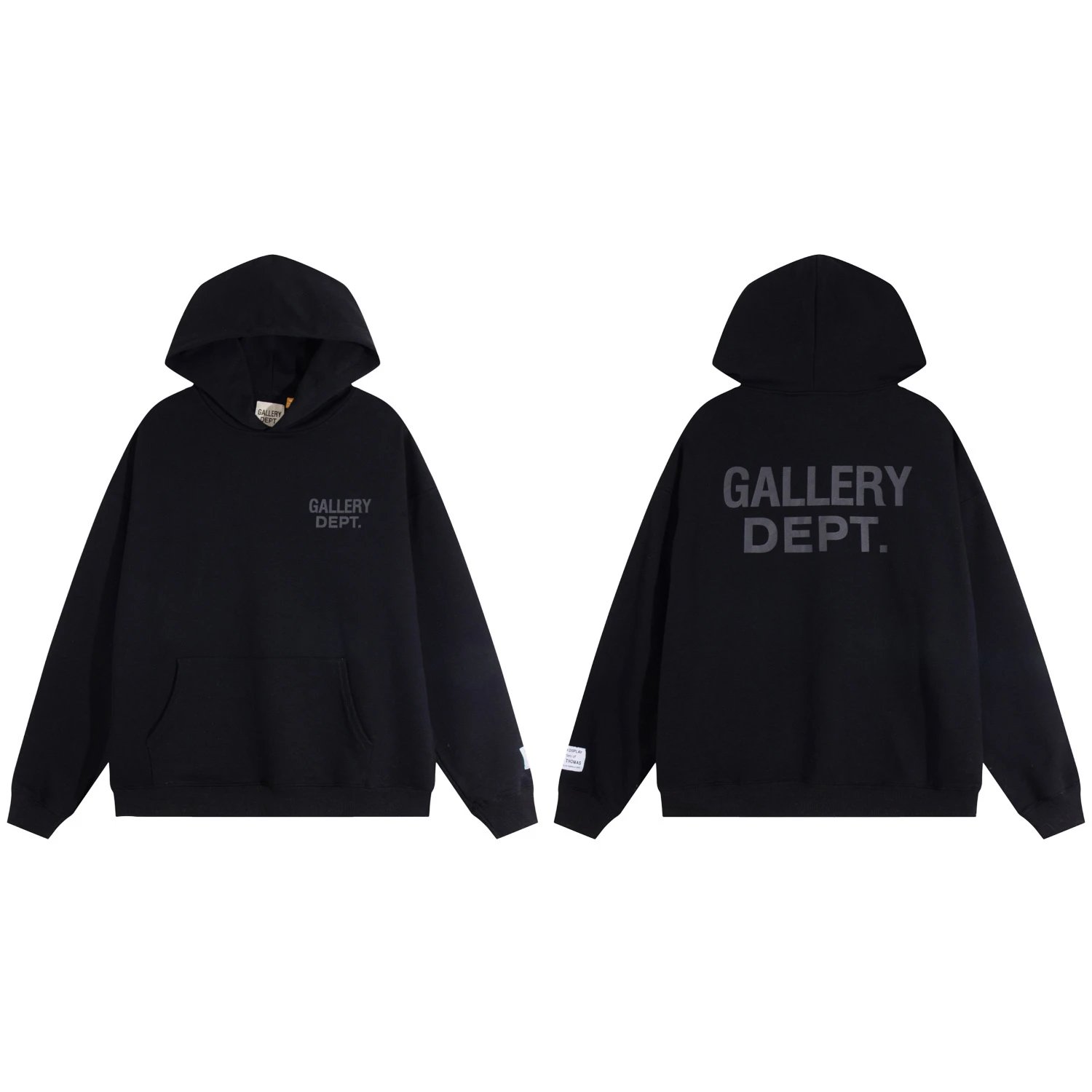 Gallery Dept. Hoodies & Sweatshirts Logo-Print Pullover Hoodie — 06