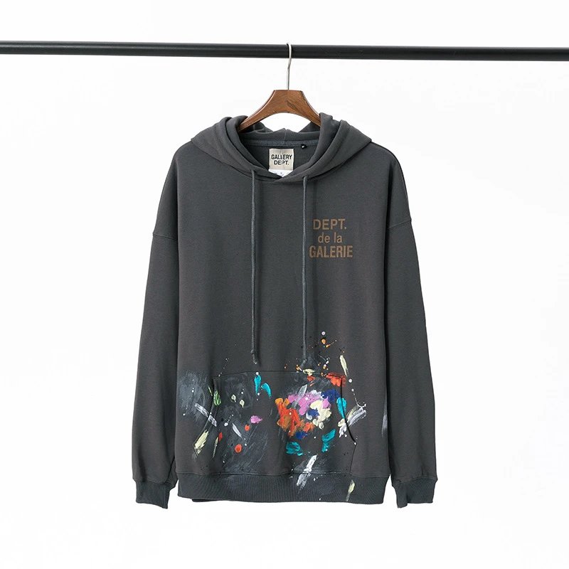Gallery Dept. Hoodies & Sweatshirts Logo-Print Pullover Hoodie — 25