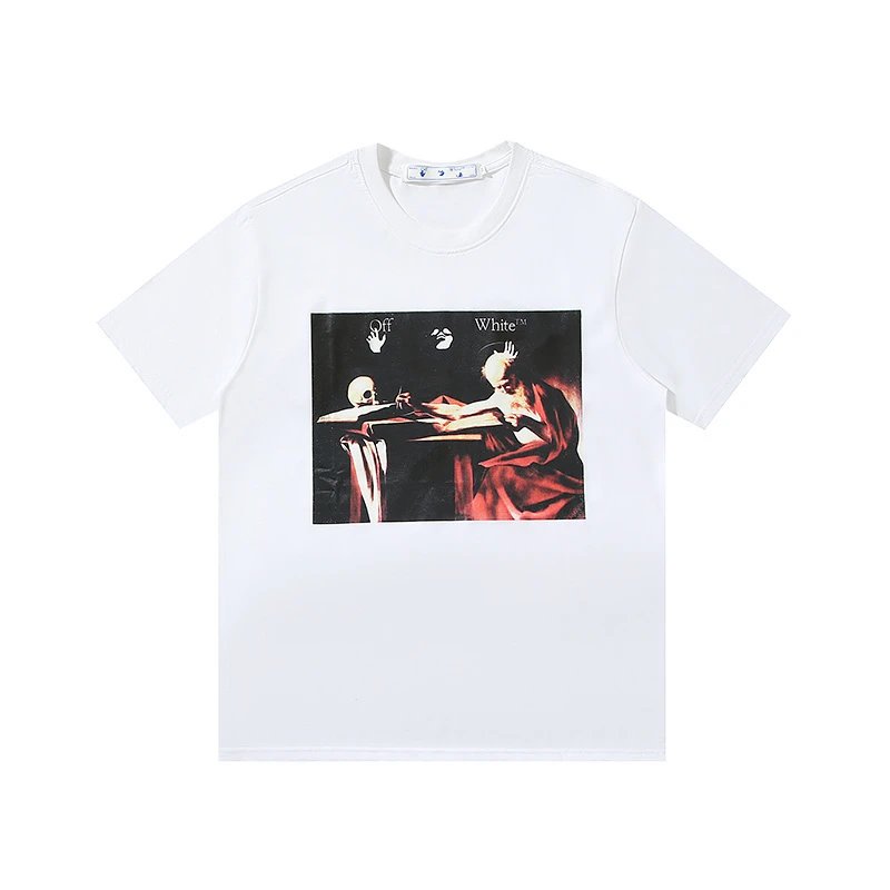 Off-White T-Shirts Short-Sleeve Cross-Arrow Graphic — 14