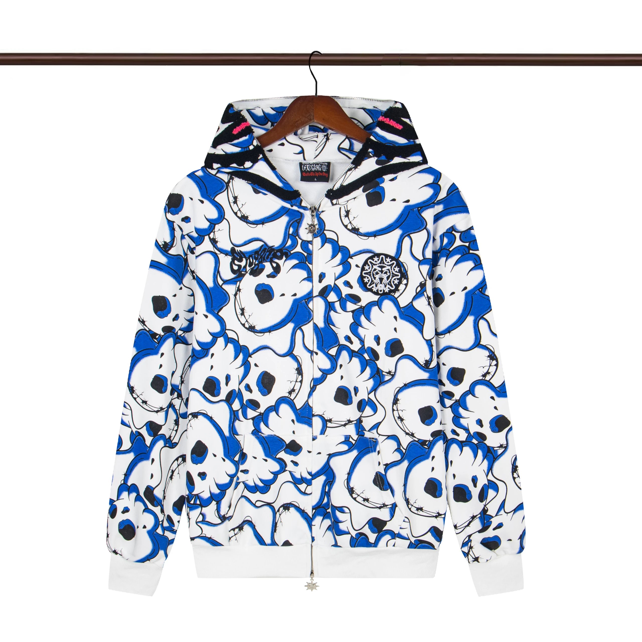 Glo Gang Hoodies & Sweatshirts Full-Zip Graphic Hoodie — 05