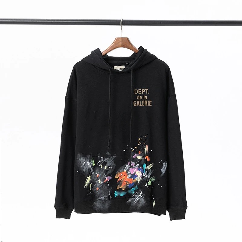 Gallery Dept. Hoodies & Sweatshirts Logo-Print Pullover Hoodie — 23