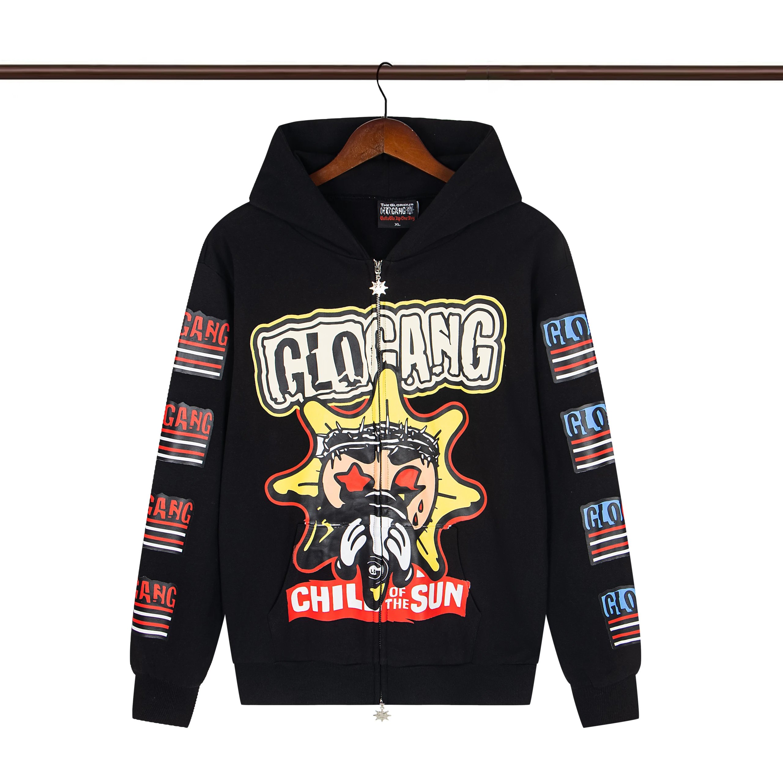Glo Gang Hoodies & Sweatshirts Full-Zip Graphic Hoodie — 19