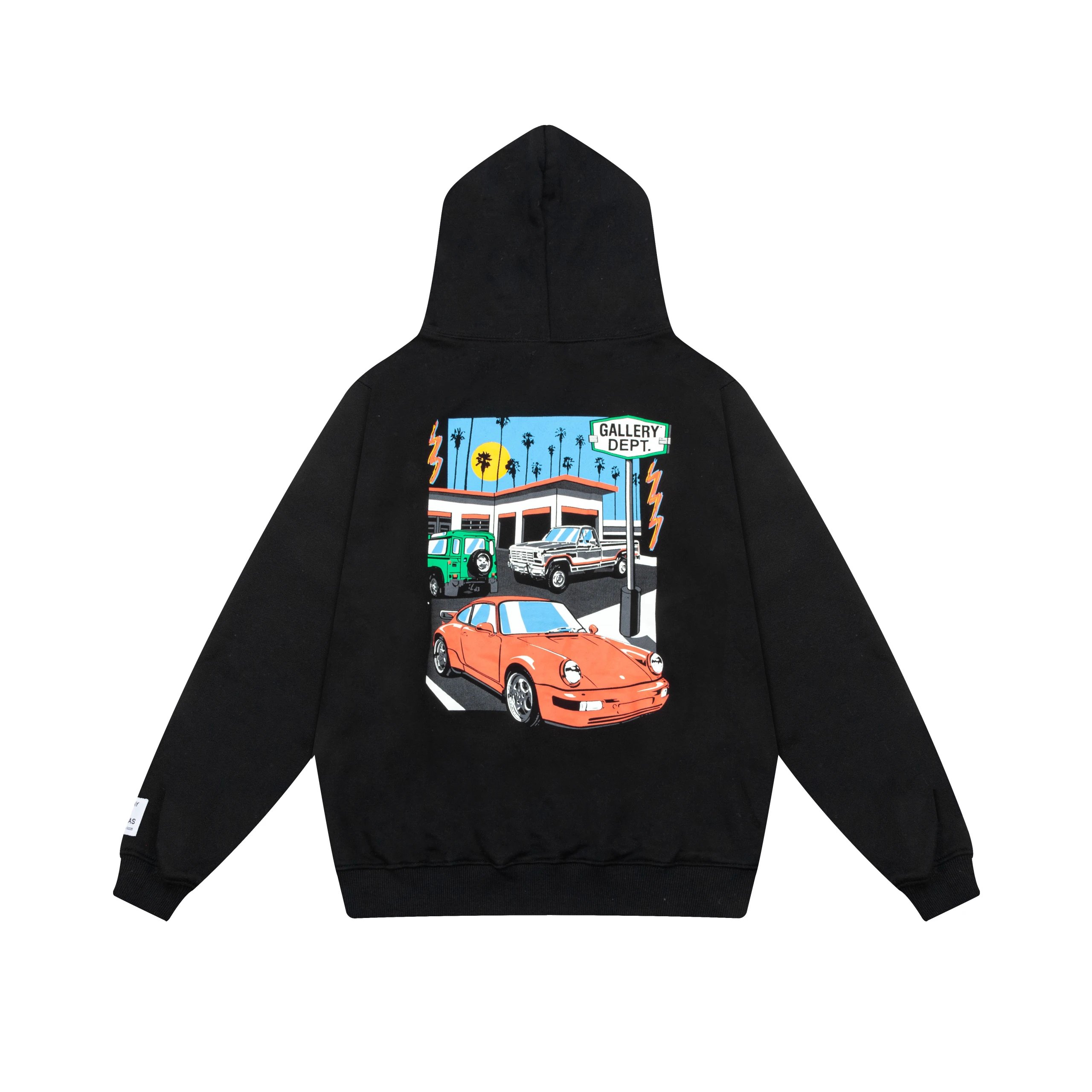 Gallery Dept. Hoodies & Sweatshirts Logo-Print Pullover Hoodie — 36