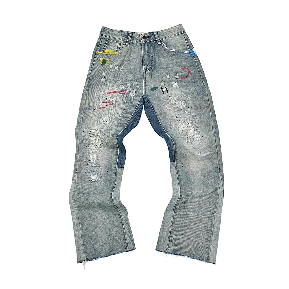 Gallery Dept. Jeans Paint-Splatter Distressed — 32
