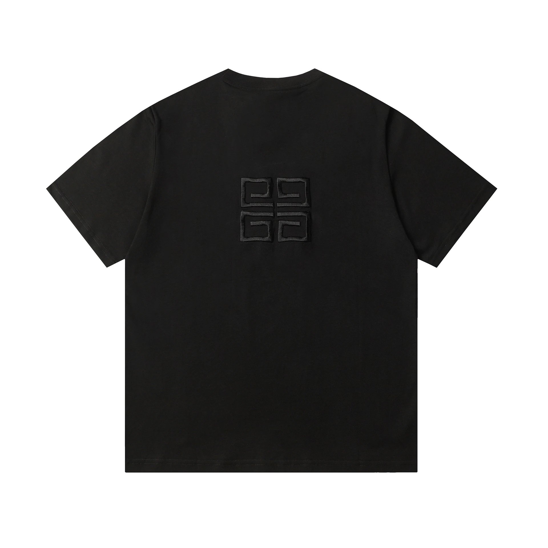 Loewe T-Shirts Embroidered Anagram Logo T-Shirt — 40
