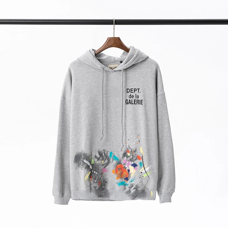 Gallery Dept. Hoodies & Sweatshirts Logo-Print Pullover Hoodie — 24