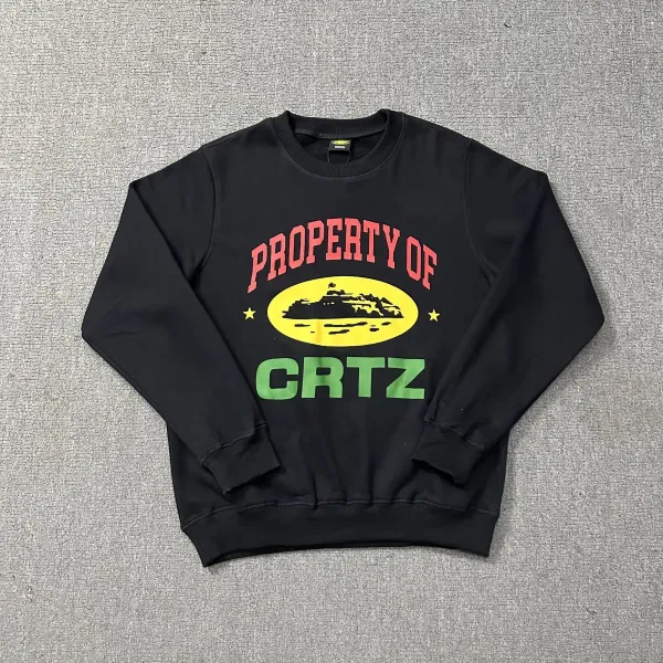 CRTZ Property of CRTZ Black Graphic Hoodie - 1