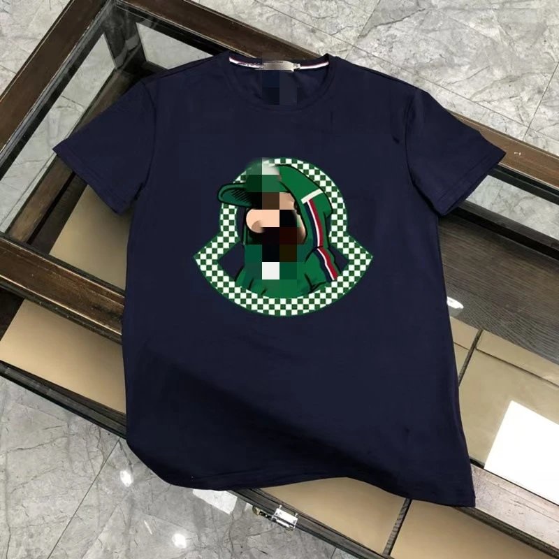 Moncler T-Shirts Short-Sleeve Logo Graphic — 24